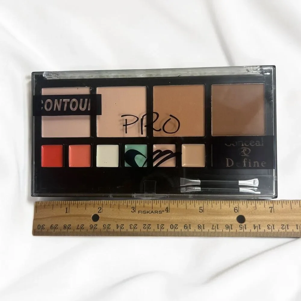 Amuse Pro Conceal & Define Contour Palette 12 Shades Cream Powder KL165 NEW